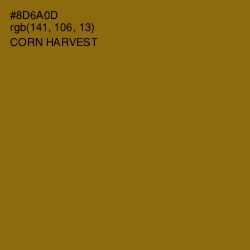#8D6A0D - Corn Harvest Color Image